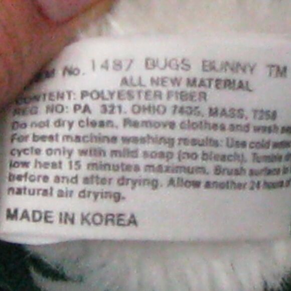 Vintage Bugs Bunny Golfer 50th Anniv. Plushie - Picture 8 of 8